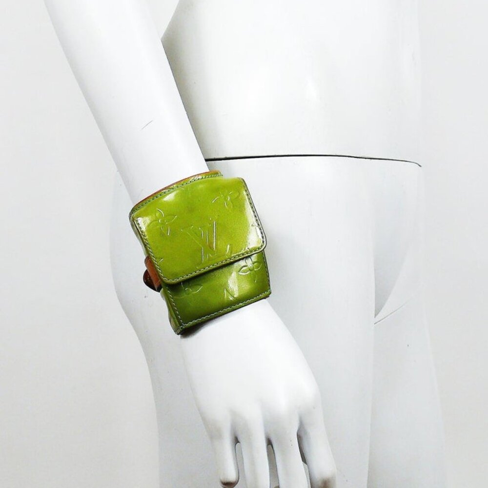 Louis Vuitton Monogram Vernis Lafayette Street Bangle Bracelet Yellow - Picture 11 of 11